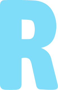 the letter R