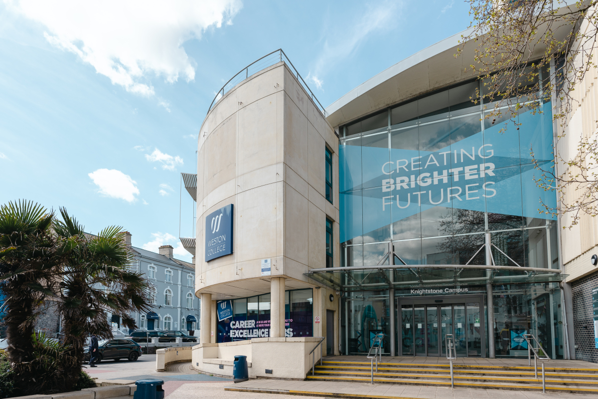 Weston college Knightstone Campus in weston-super-mare 