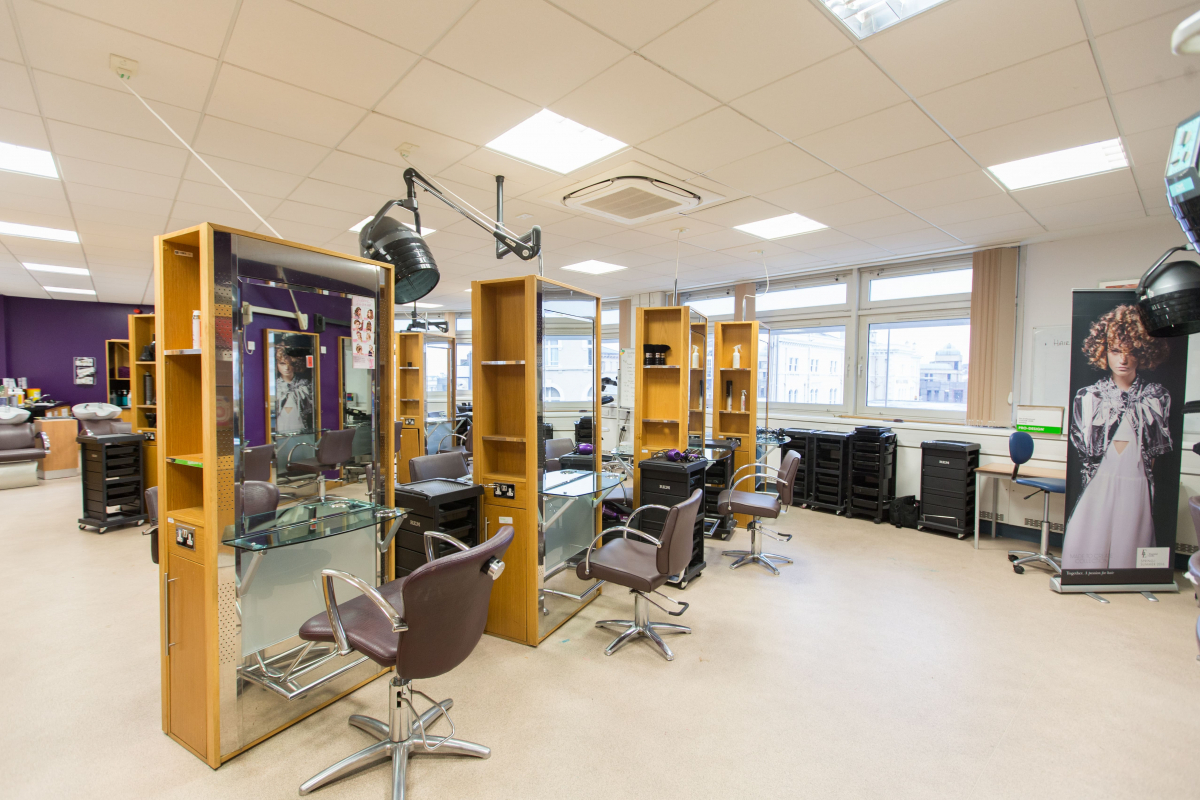 2 haircut stations
