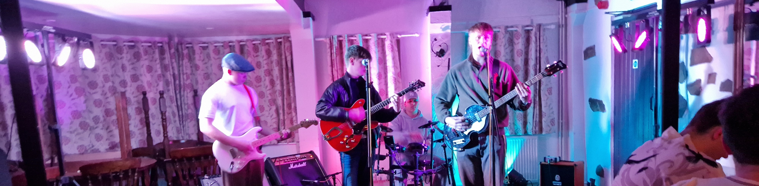 Band Playing at a Gig