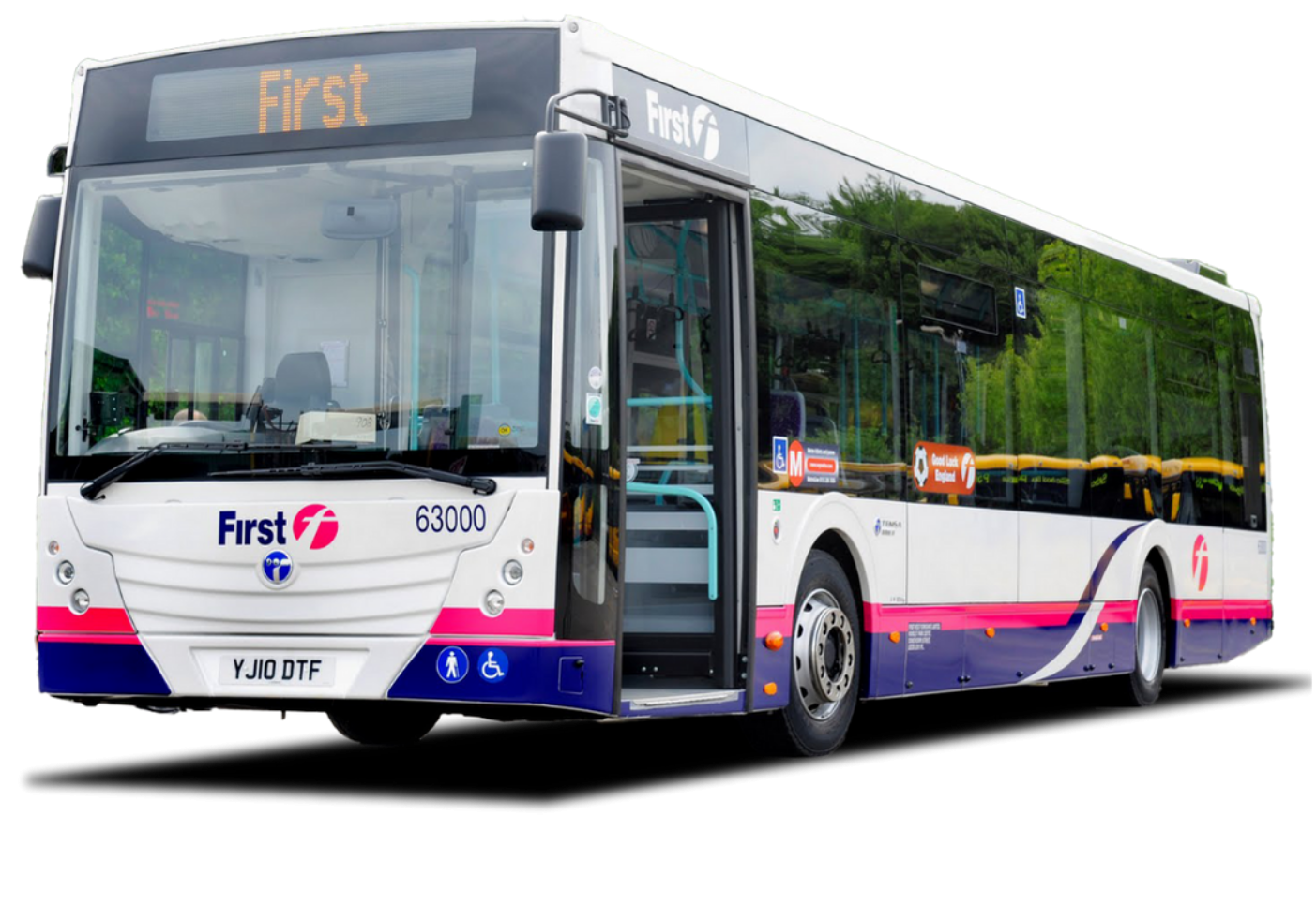 first bus in weston-super-mare