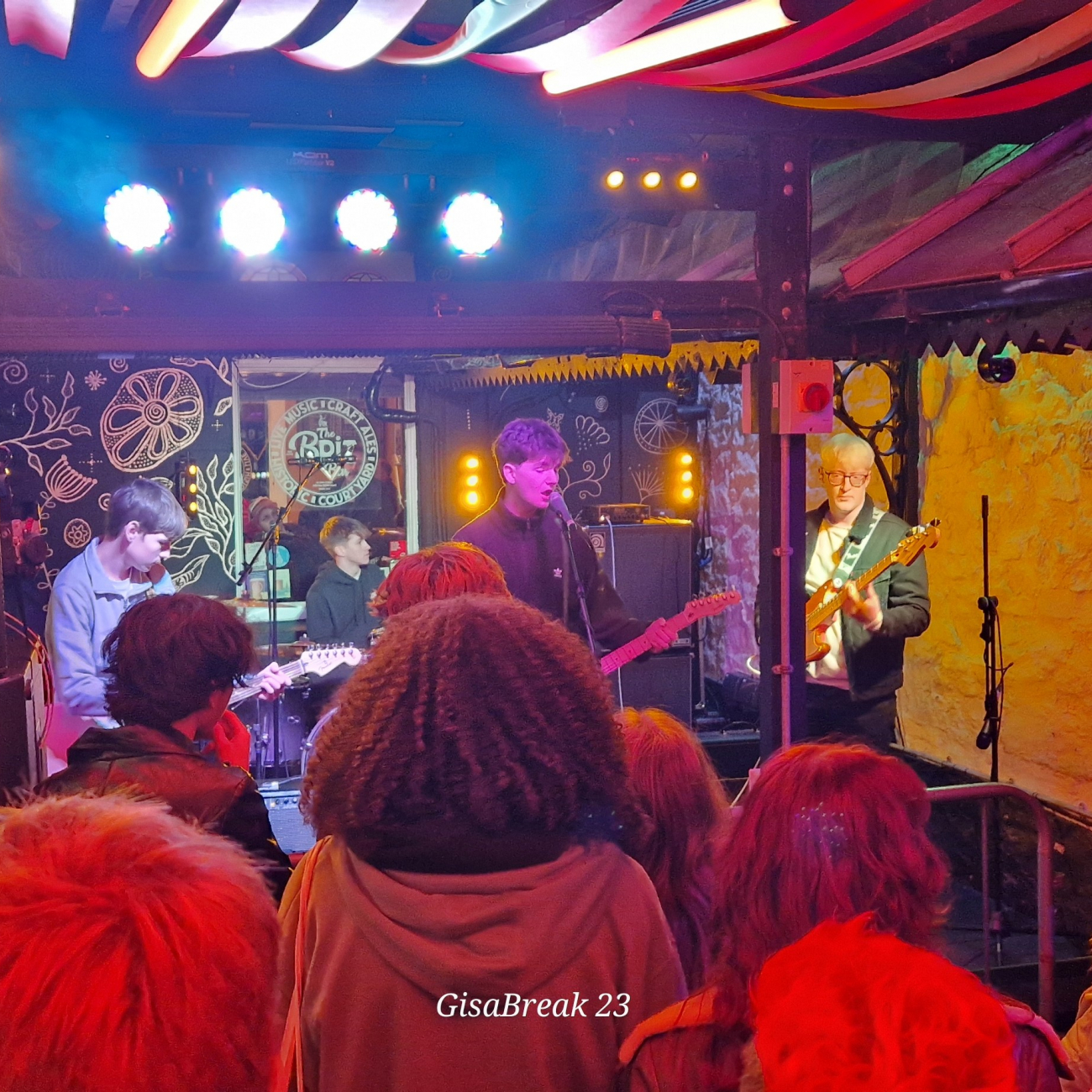 Learners performing at The Brit Bar