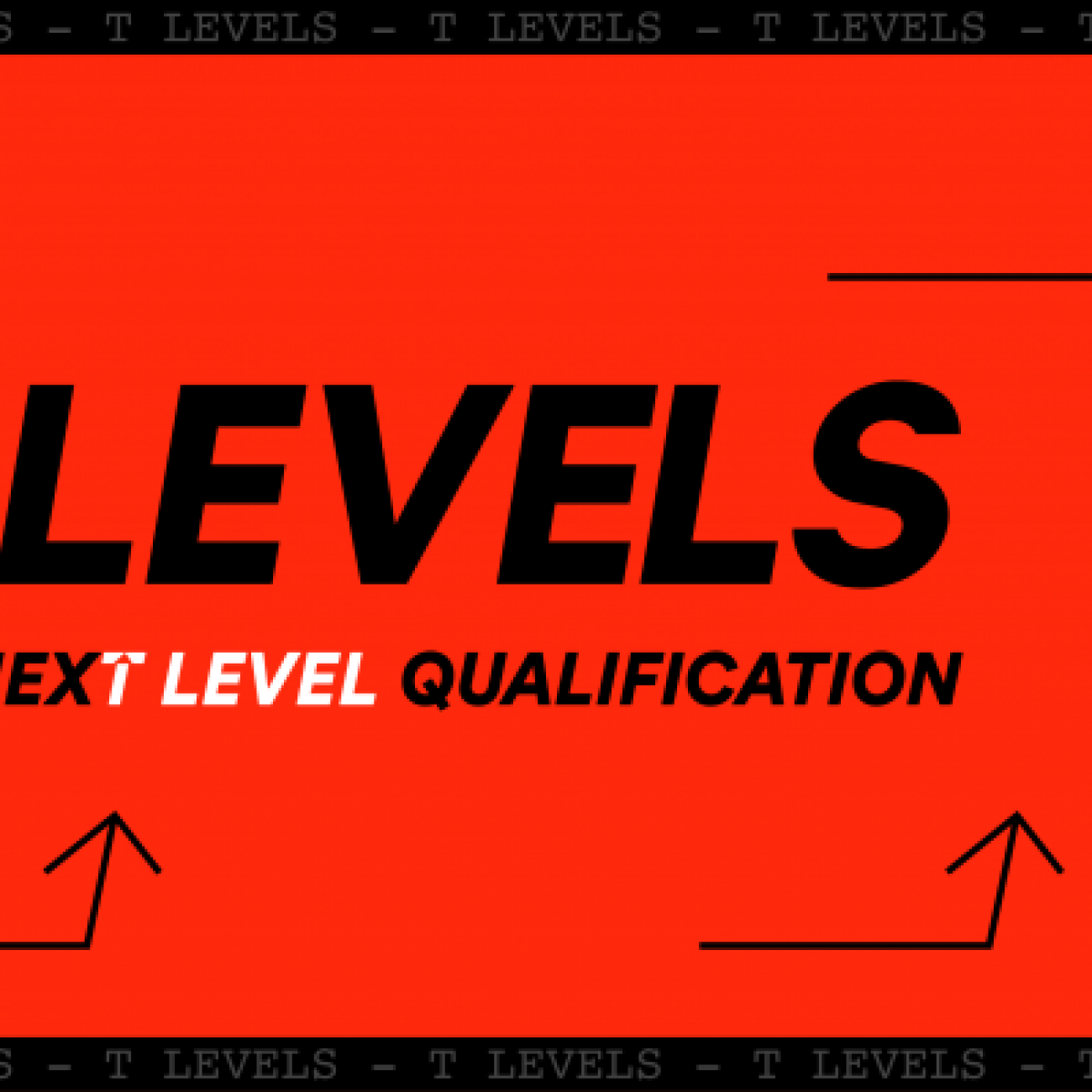 t levels red and black banner
